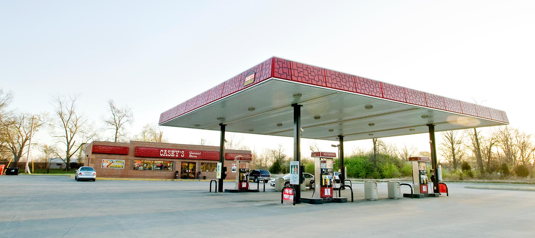 Exterior View of a Casey's General Store