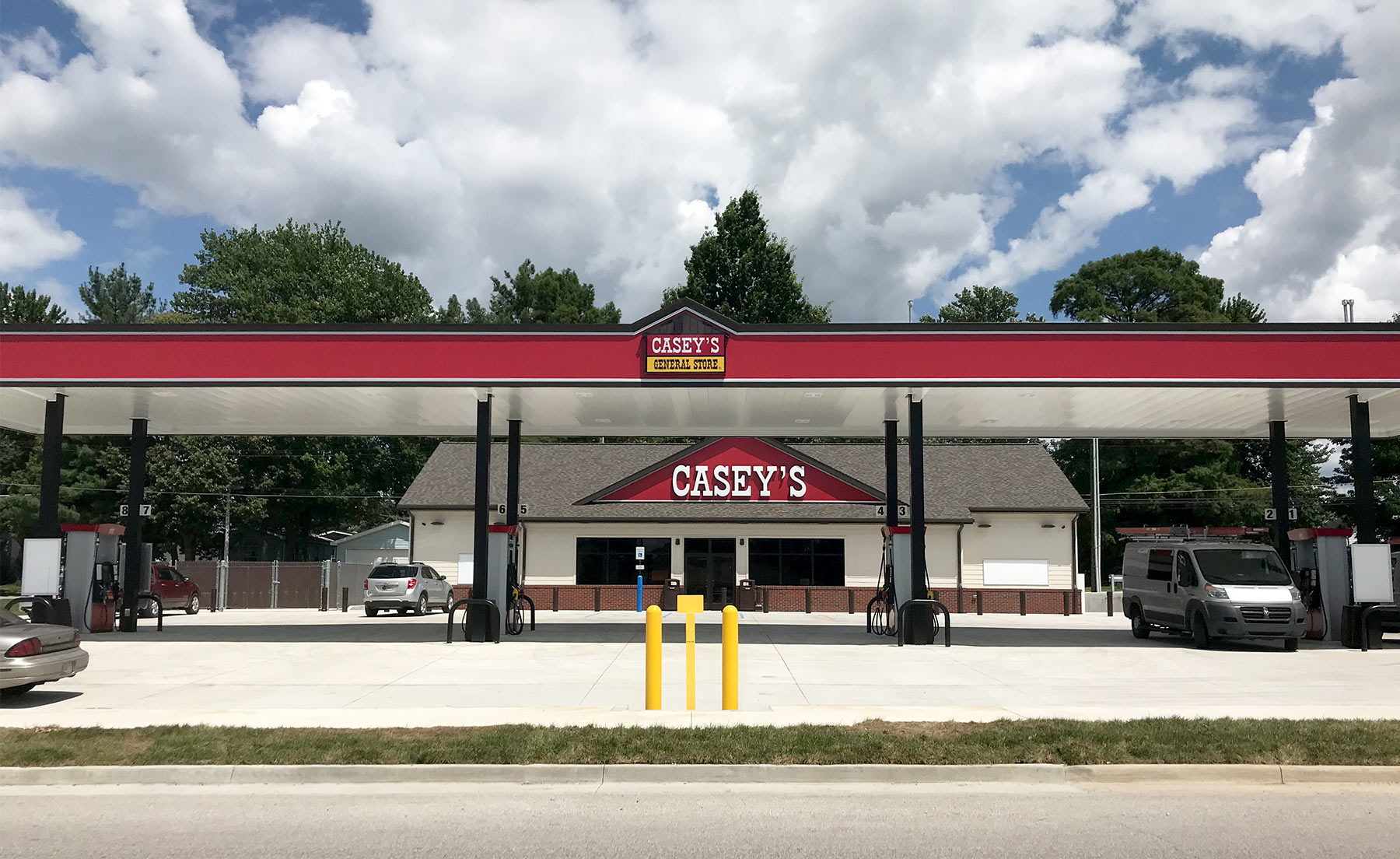 Exterior View of a Casey's General Store