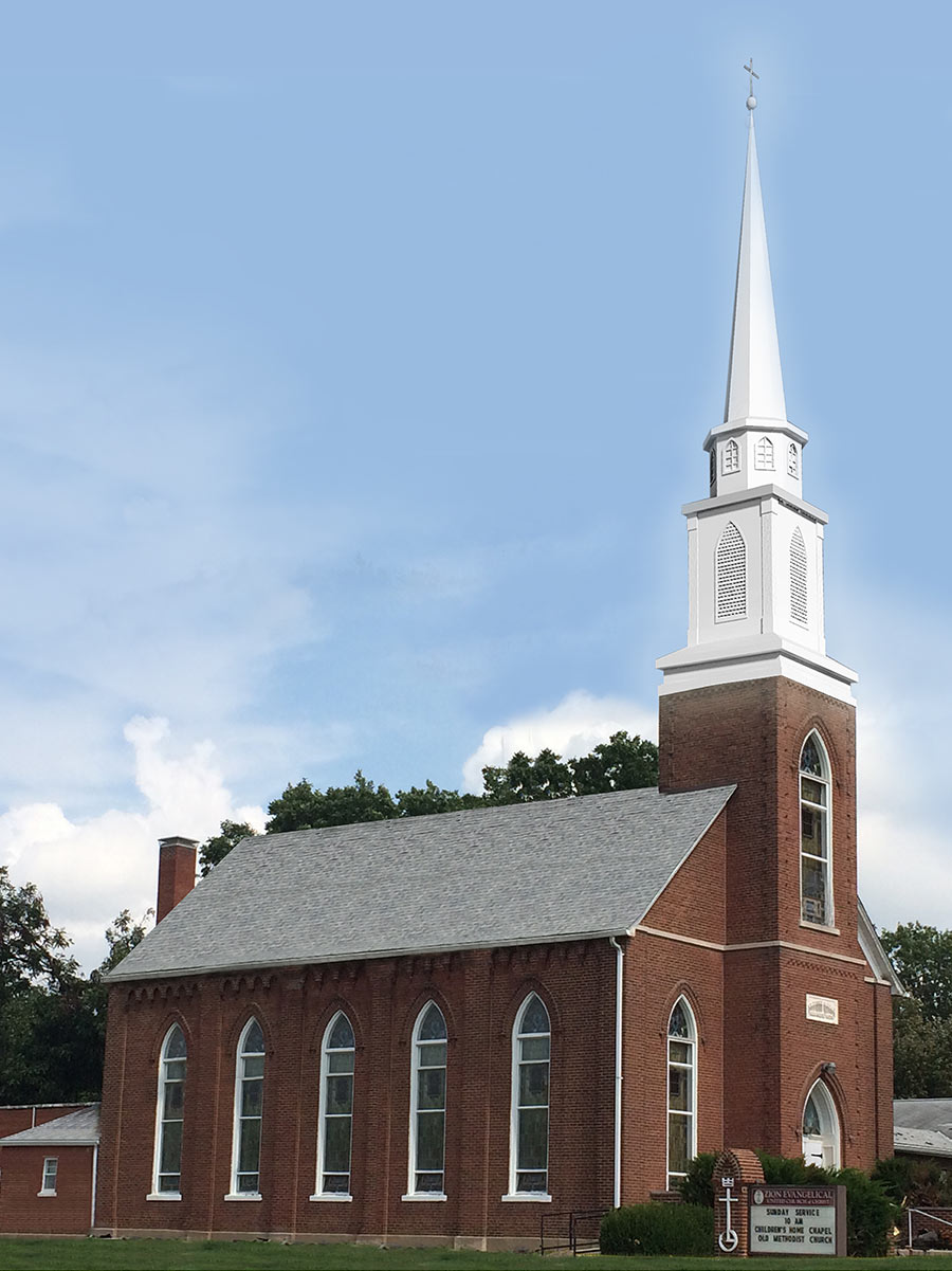 Exterior View of Hoyleton Zion Evangelical United Church Of Christ in Mt. Vernon, Illinois